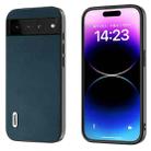For Google Pixel 8 ABEEL Genuine Leather Xiaoya Series Phone Case(Dark Green) - 1