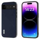 For Google Pixel 7 Pro 5G ABEEL Genuine Leather Xiaoya Series Phone Case(Blue) - 1