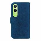 For OPPO K12x Butterfly Rose Embossed Leather Phone Case(Blue) - 3