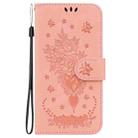 For OPPO Reno12 Pro 5G Global Butterfly Rose Embossed Leather Phone Case(Pink) - 2