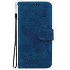 For OPPO Reno13 Pro Global Butterfly Rose Embossed Leather Phone Case(Blue) - 3