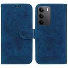 For Realme C75 Butterfly Rose Embossed Leather Phone Case(Blue) - 1