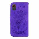 For Samsung Galaxy Xcover7 Butterfly Rose Embossed Leather Phone Case(Purple) - 3