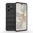 For Honor 100 Pro 5G Magic Shield TPU + Flannel Phone Case(Black) - 1