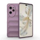 For Honor 100 Pro 5G Magic Shield TPU + Flannel Phone Case(Purple) - 1