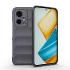 For Honor 90 GT 5G Magic Shield TPU + Flannel Phone Case(Dark Grey) - 1