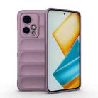 For Honor 90 GT 5G Magic Shield TPU + Flannel Phone Case(Purple) - 1