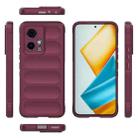 For Honor 90 GT 5G Magic Shield TPU + Flannel Phone Case(Wine Red) - 3