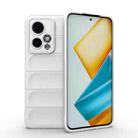 For Honor 90 GT 5G Magic Shield TPU + Flannel Phone Case(White) - 1