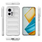 For Honor 90 GT 5G Magic Shield TPU + Flannel Phone Case(White) - 3