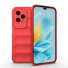 For Honor 200 Lite 5G Global Magic Shield TPU + Flannel Phone Case(Red) - 1