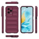 For Honor 200 Lite 5G Global Magic Shield TPU + Flannel Phone Case(Wine Red) - 3