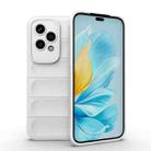 For Honor 200 Lite 5G Global Magic Shield TPU + Flannel Phone Case(White) - 1