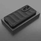 For Honor 200 Magic Shield TPU + Flannel Phone Case(Black) - 2