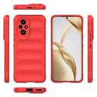 For Honor 200 Magic Shield TPU + Flannel Phone Case(Red) - 3