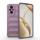 For Honor 200 Magic Shield TPU + Flannel Phone Case(Purple) - 1