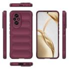 For Honor 200 Magic Shield TPU + Flannel Phone Case(Wine Red) - 3