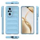 For Honor 200 Pro Magic Shield TPU + Flannel Phone Case(Light Blue) - 3