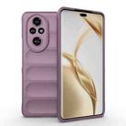 For Honor 200 Pro Magic Shield TPU + Flannel Phone Case(Purple) - 1