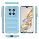 For Honor X60 Pro 5G Magic Shield TPU + Flannel Phone Case(Light Blue) - 3