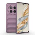 For Honor X60 Pro 5G Magic Shield TPU + Flannel Phone Case(Purple) - 1