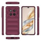 For Honor X60 Pro 5G Magic Shield TPU + Flannel Phone Case(Wine Red) - 3