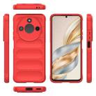 For Honor X60 5G Magic Shield TPU + Flannel Phone Case(Red) - 3