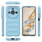 For Honor X60 5G Magic Shield TPU + Flannel Phone Case(Light Blue) - 3