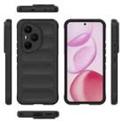 For Honor 400 Pro 5G Global 160.8mm Magic Shield TPU + Flannel Phone Case(Black) - 3