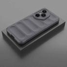 For Honor 400 Pro 5G Global 160.8mm Magic Shield TPU + Flannel Phone Case(Dark Grey) - 2