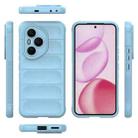 For Honor 400 Pro 5G Global 160.8mm Magic Shield TPU + Flannel Phone Case(Light Blue) - 3