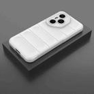 For Honor 400 Pro 5G Global 160.8mm Magic Shield TPU + Flannel Phone Case(White) - 2