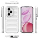 For Honor 400 Pro 5G Global 160.8mm Magic Shield TPU + Flannel Phone Case(White) - 3
