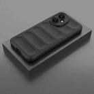 For Honor 400 Global 156.5mm Magic Shield TPU + Flannel Phone Case(Black) - 2