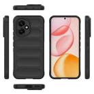 For Honor 400 Global 156.5mm Magic Shield TPU + Flannel Phone Case(Black) - 3
