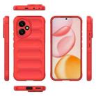 For Honor 400 Global 156.5mm Magic Shield TPU + Flannel Phone Case(Red) - 3