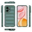 For Honor 400 Global 156.5mm Magic Shield TPU + Flannel Phone Case(Dark Green) - 3