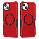 For iPhone 15 Plus MagSafe Shockproof Armor Phone Case(Red) - 1
