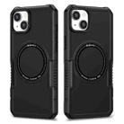 For iPhone 15 Shockproof Armor MagSafe Phone Case(Black) - 1