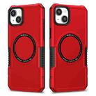 For iPhone 15 Shockproof Armor MagSafe Phone Case(Red) - 1