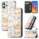 For Xiaomi Redmi 12 CaseNeo Colorful Magnetic Leather Phone Case(Rhombus) - 1