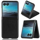 For Motorola Moto Razr 40 Ultra Litchi Texture Back Cover Phone Case(Black) - 1