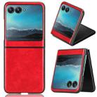 For Motorola Moto Razr 40 Ultra Litchi Texture Back Cover Phone Case(Red) - 1