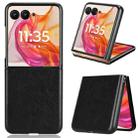 For Motorola Razr 50 Ultra Litchi Texture Back Cover Phone Case(Black) - 1