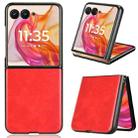 For Motorola Razr 50 Ultra Litchi Texture Back Cover Phone Case(Red) - 1