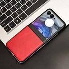 For Motorola Razr 50 Litchi Texture Back Cover Phone Case(Red) - 2