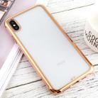 For iPhone XS Max SULADA Colorful Edge Series Shockproof TPU + Electroplated Edge Protective Case(Pink) - 1