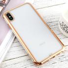 For iPhone XS Max SULADA Colorful Edge Series Shockproof TPU + Electroplated Edge Protective Case(White) - 1