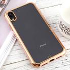 For iPhone XR SULADA Colorful Edge Series Shockproof TPU + Electroplated Edge Protective Case(Pink) - 1