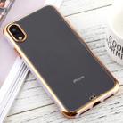 For iPhone XR SULADA Colorful Edge Series Shockproof TPU + Electroplated Edge Protective Case(Light Purple) - 1